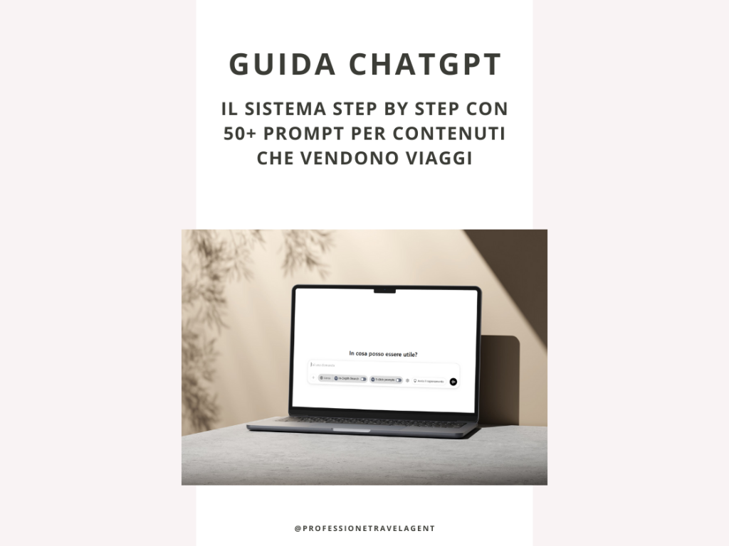 Guida ChatGPT per Travel Agents